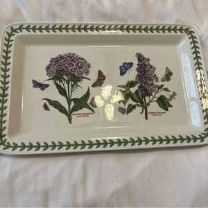 Vintage Portmeirion “Botanic Garden:Sweet William/Garden Lilac” Ceramic Platter